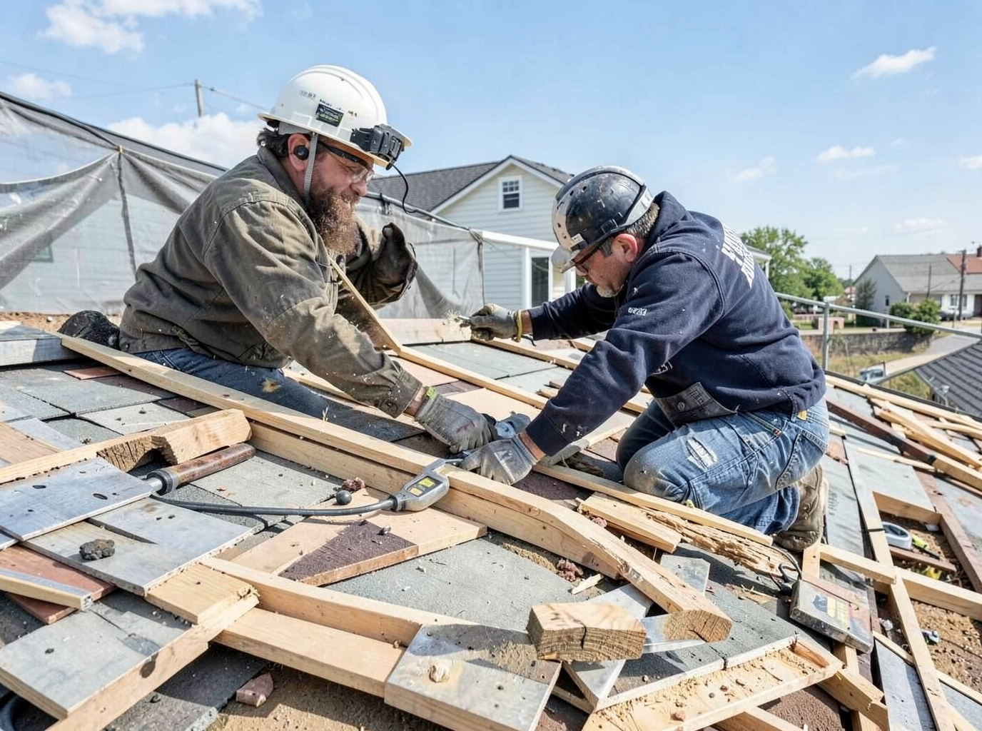 roofing contractor in Downtown Council Bluffs, IA